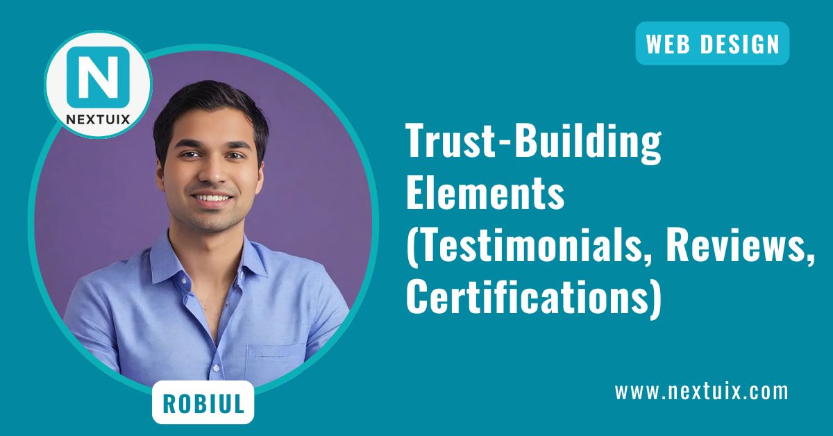 Trust-Building Elements Testimonials