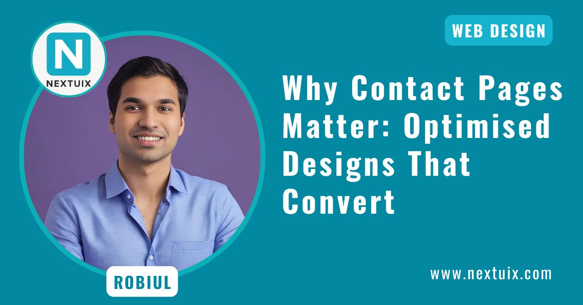Why Contact Pages Matter